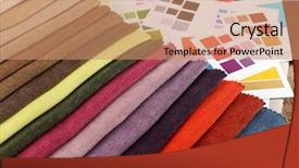  Presentation with tissue - Beautiful presentation design featuring many options - scraps of colored tissue backdrop and a  colored foreground