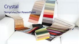  Presentation with tissue biology - Slide set enhanced with many options - scraps of colored tissue background and a sky blue colored foreground