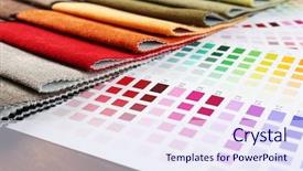  Presentation with tissue - PPT theme enhanced with many options - scraps of colored tissue background and a  colored foreground