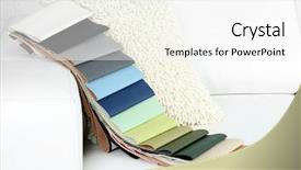  Presentation with plant tissue culture - Colorful slide deck enhanced with many options - scraps of colored tissue backdrop and a white colored foreground