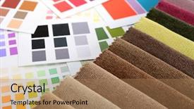  Presentation with tissue - Presentation theme with many options - scraps of colored tissue background and a coral colored foreground