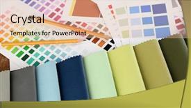  Presentation with plants tissue - Colorful presentation design enhanced with many options - scraps of colored tissue backdrop and a lemonade colored foreground