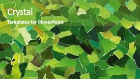  Presentation with green paper texture - Amazing PPT theme having many pieces of torn paper backdrop and a tawny brown colored foreground