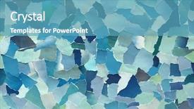  Presentation with torn paper - Slide set consisting of many pieces of torn paper background and a teal colored foreground