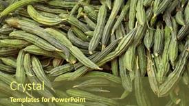  Presentation with market at jaisalmer india - Presentation featuring many-ridge-gourd-vegetables-up background and a tawny brown colored foreground