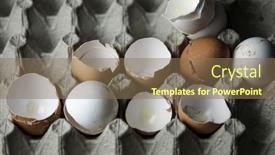  Presentation with shell - Beautiful theme featuring many-shell-egg-scattered backdrop and a violet colored foreground