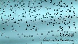  Presentation with many bubbles in water close - Colorful presentation enhanced with many small bubbles on bluish backdrop and a  colored foreground