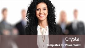  Presentation with business team join hands white - Audience pleasing PPT theme consisting of many small groups - business team isolated on white backdrop and a gray colored foreground