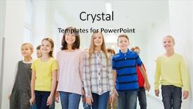  Presentation with elementary children - PPT theme featuring many small groups - education elementary school drinks children background and a  colored foreground