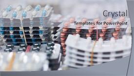  Presentation with packs - Audience pleasing PPT layouts consisting of many-sorted-medicines-drugs backdrop and a light gray colored foreground
