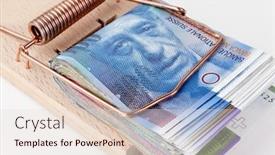  Presentation with nurses notes - Colorful PPT theme enhanced with many-swiss-franc-notes backdrop and a lemonade colored foreground