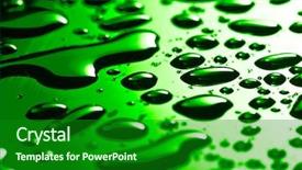  Presentation with drop of water - PPT layouts consisting of aggressivity - portrait of aggressive american football background and a light gray colored foreground