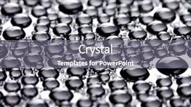  Presentation with water drops - Slide deck having many water drops for background background and a  colored foreground