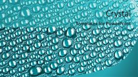  Presentation with water droplet drops on plant - PPT layouts enhanced with many water drops for background background and a  colored foreground