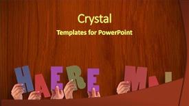  Presentation with oak - Slide deck having maori - hands holding up haere mai background and a dark gray colored foreground