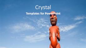  Presentation with maori culture - Presentation design having maori-traditional-wooden-carving-marae background and a teal colored foreground