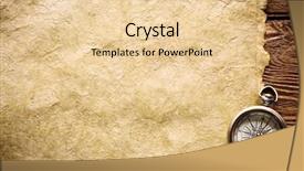  Presentation with map - Presentation design having map - close up view compass paper background and a lemonade colored foreground