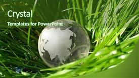 Presentation with pacific - Beautiful theme featuring map asia pacific - globe in a grass ecology backdrop and a tawny brown colored foreground