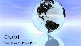  Presentation with banquet blue and silver - Amazing presentation theme having map asia pacific - silver globe in blue background backdrop and a light blue colored foreground