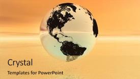  Presentation with 3d globe - Audience pleasing PPT theme consisting of four cuban cigars in white background luxury items backdrop and a gray colored foreground