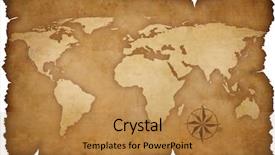  Presentation with compass map - Amazing presentation theme having map background with rose compass backdrop and a gold colored foreground
