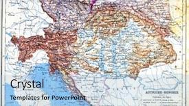  Presentation with map - Colorful PPT layouts enhanced with map from the late 1800s backdrop and a light blue colored foreground