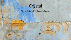  Presentation with vintage - Slide deck enhanced with map layers - old wall vintage background and a light blue colored foreground