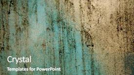  Presentation with map vintage - Cool new presentation theme with map layers - vintage wall texture backdrop and a  colored foreground