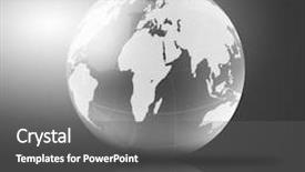  Presentation with earth - Theme having map mexico - model earth background and a gray colored foreground