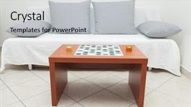  Presentation with living room - PPT theme enhanced with map minimal - modern and bright living room background and a light gray colored foreground