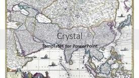  Presentation with engraving - Audience pleasing PPT theme consisting of map-of-asia-frederik-de backdrop and a light gray colored foreground