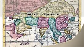  Presentation with map vintage - Slides enhanced with map-of-asia-vintage-engraving background and a mint green colored foreground