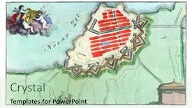  Presentation with map vintage - Theme with map-of-gothenburg-vintage-engraving background and a mint green colored foreground