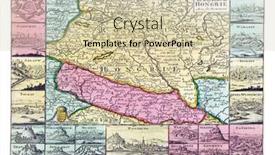  Presentation with map vintage - Slides with map-of-hungary-vintage-engraving background and a soft green colored foreground