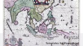  Presentation with indonesia map - Cool new PPT layouts with map-of-indonesia-and-part backdrop and a light gray colored foreground