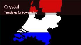  Presentation with dutch - PPT layouts enhanced with map of netherlands and dutch flag illustration background and a wine colored foreground