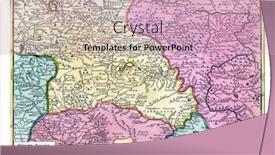  Presentation with map vintage - Colorful PPT layouts enhanced with map-of-russia-vintage-engraving backdrop and a soft green colored foreground