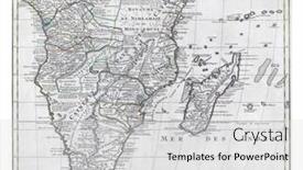  Presentation with africa map - PPT theme enhanced with map-of-south-africa background and a light gray colored foreground