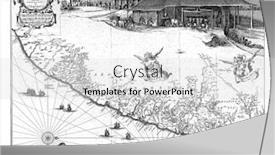  Presentation with sugar factory - Amazing slide deck having map-of-the-coast backdrop and a light gray colored foreground