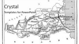  Presentation with travel journal - PPT theme with map-of-the-department background and a white colored foreground