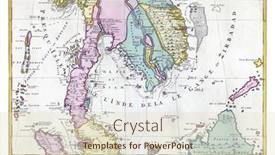  Presentation with map vintage - Audience pleasing slide deck consisting of map-of-the-kingdom backdrop and a soft green colored foreground