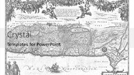  Presentation with land - Slide set consisting of map-of-the-promised-land background and a light gray colored foreground