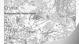  Presentation with map vintage - Audience pleasing slides consisting of map-of-the-province backdrop and a light gray colored foreground