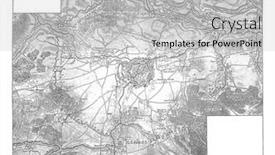  Presentation with engraving - Slide set featuring map-of-the-siege background and a light gray colored foreground