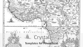  Presentation with africa map - Slide set with map-of-west-africa-vintage background and a light gray colored foreground