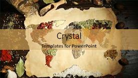  Presentation with world map - Colorful PPT layouts enhanced with map of world made backdrop and a  colored foreground