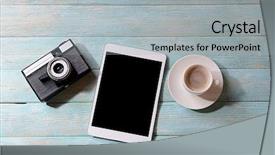  Presentation with ticket - Audience pleasing PPT theme consisting of map plane - preparing for travel reservation ticket backdrop and a  colored foreground