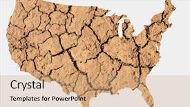  Presentation with united states map - PPT layouts enhanced with map shape of the united background and a coral colored foreground