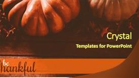  Presentation with autumn leaves - Presentation theme having maple leaf plain - thanksgiving greeting text against autumn background and a wine colored foreground