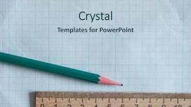  Presentation with math graph - Presentation theme featuring maqth - mathematical instruments over the corner background and a lemonade colored foreground